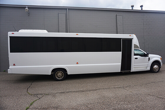  Huntersville party bus  exterior