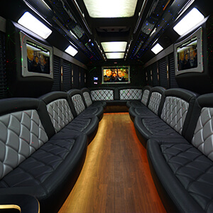 limo bus lounge