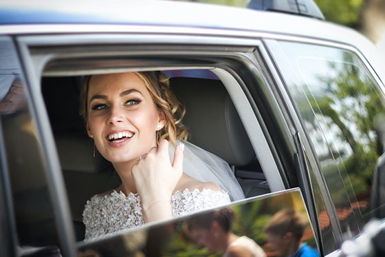 wedding day limousine transportation